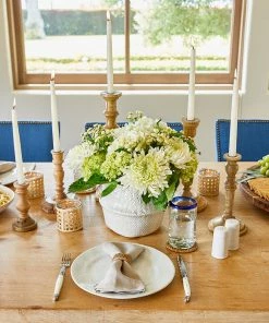 Karen Kane Home Wooden Candlestick