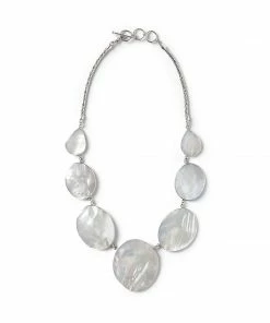Karen Kane Mother Of Pearl Sterling Silver Necklace