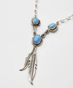 Karen Kane Accessories Opal Feather Necklace
