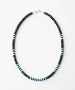 Karen Kane Beaded Turquoise And Jet Necklace