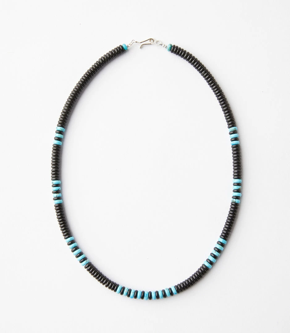 Karen Kane Beaded Turquoise And Jet Necklace