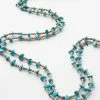 Karen Kane Beaded Turquoise Wrap Necklace Accessories