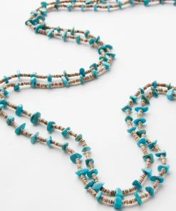 Karen Kane Beaded Turquoise Wrap Necklace Accessories