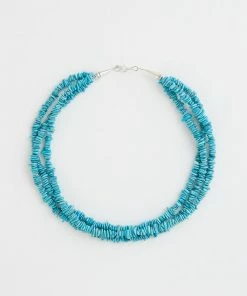 Karen Kane Three Strand Turquoise Stone Necklace Accessories
