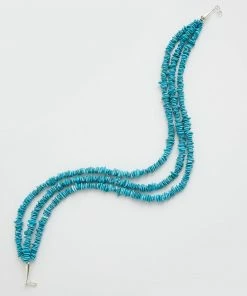 Karen Kane Three Strand Turquoise Stone Necklace Accessories