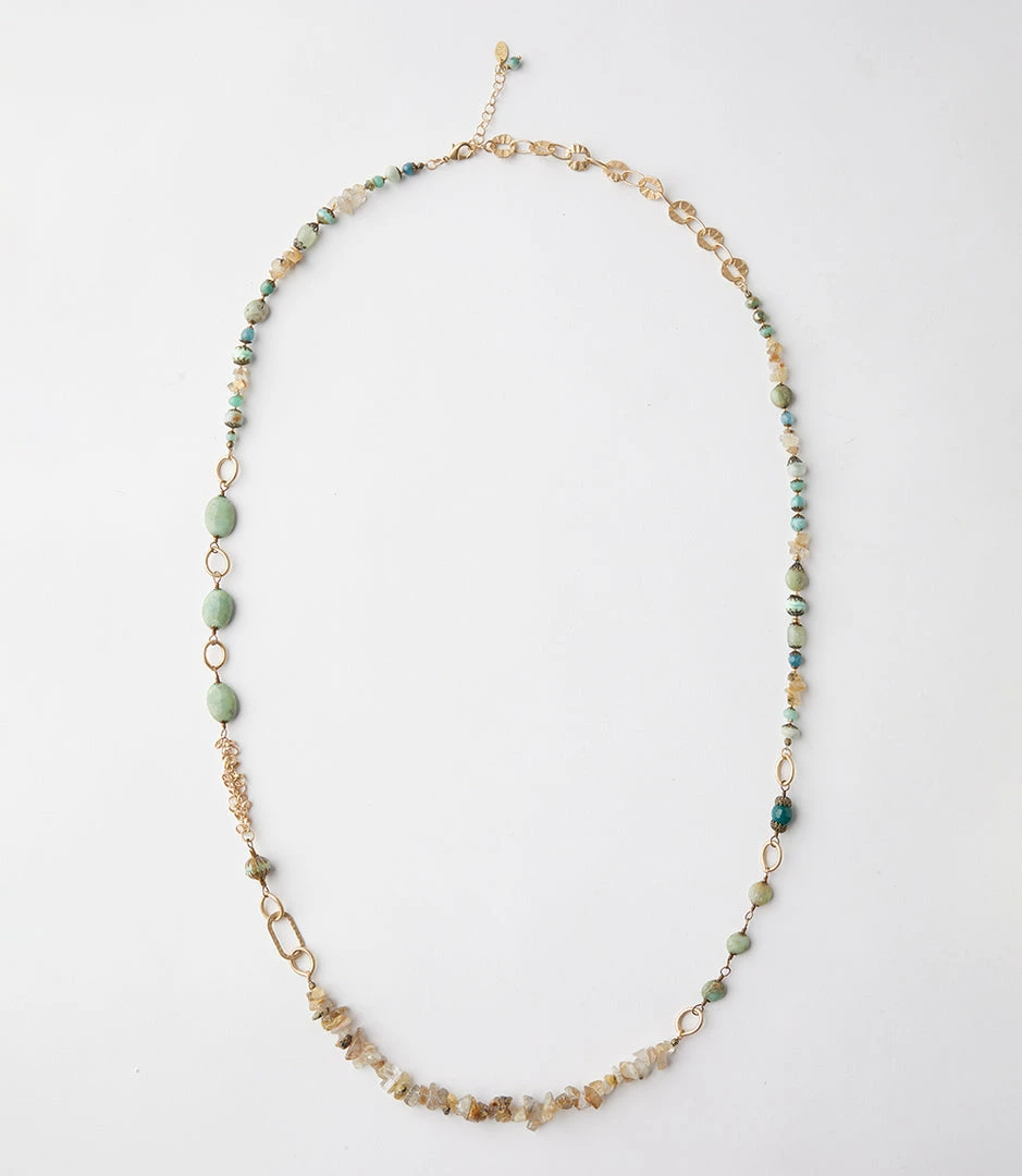 Karen Kane Accessories Beaded Quartz Necklace