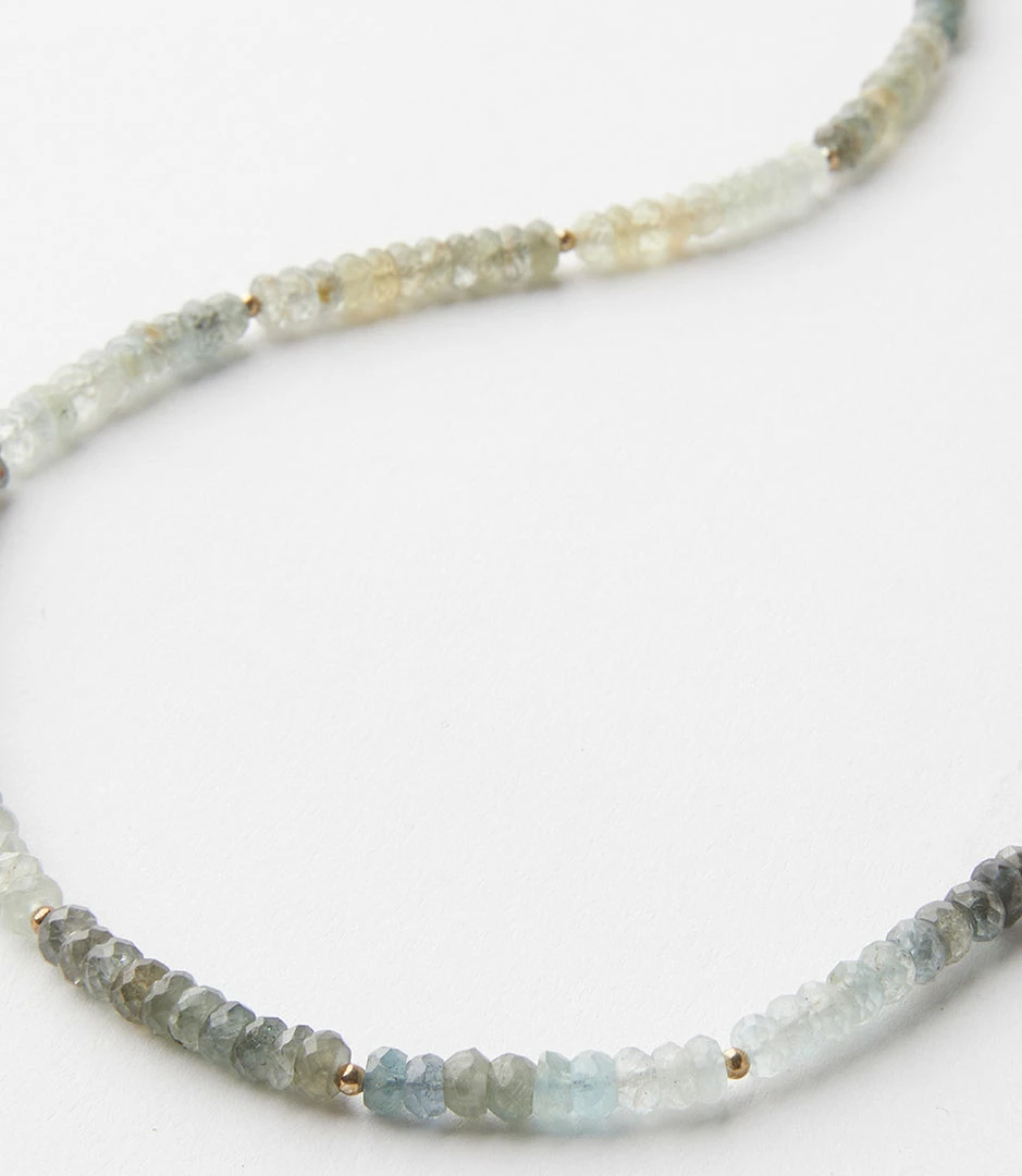 Karen Kane Beaded Aquamarine Necklace Accessories