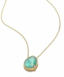 Karen Kane Gemstone Teardrop Necklace New Arrivals