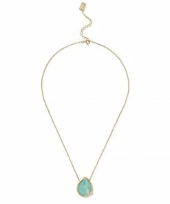Karen Kane Gemstone Teardrop Necklace New Arrivals