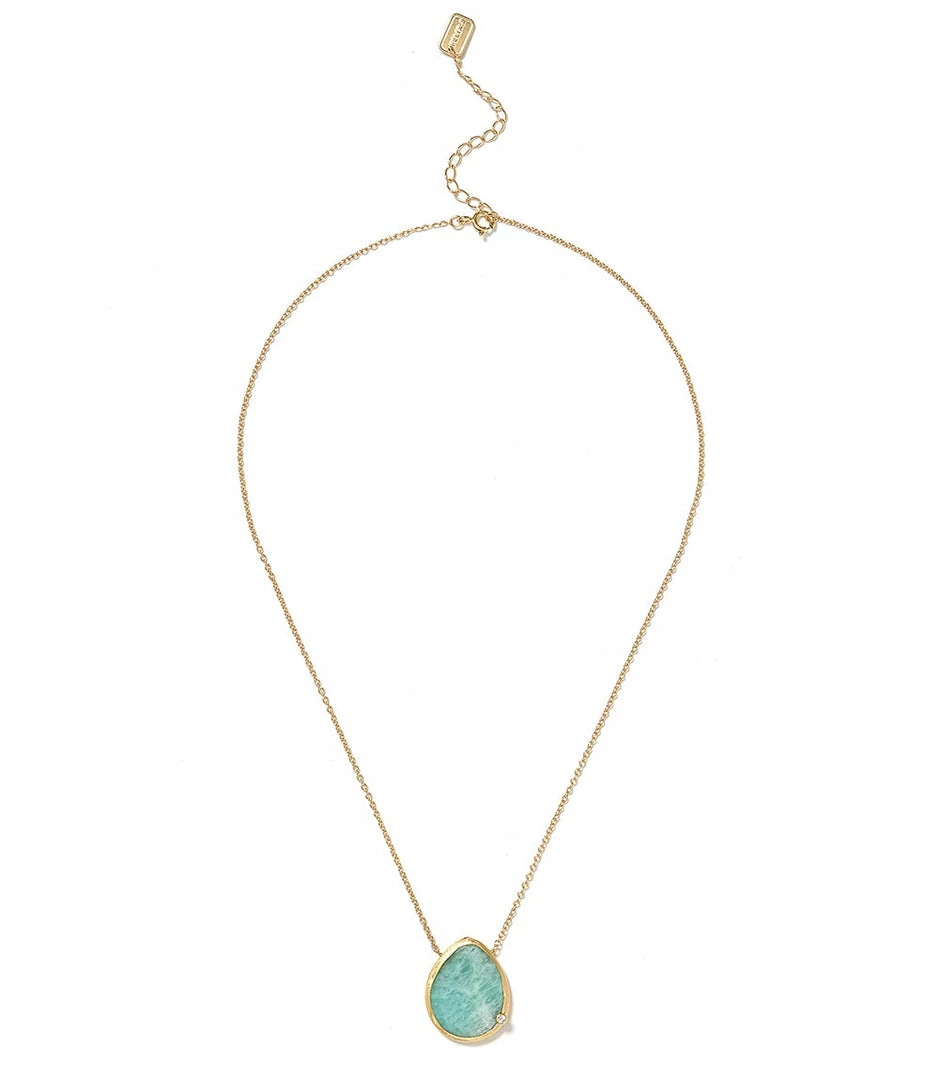 Karen Kane Gemstone Teardrop Necklace New Arrivals