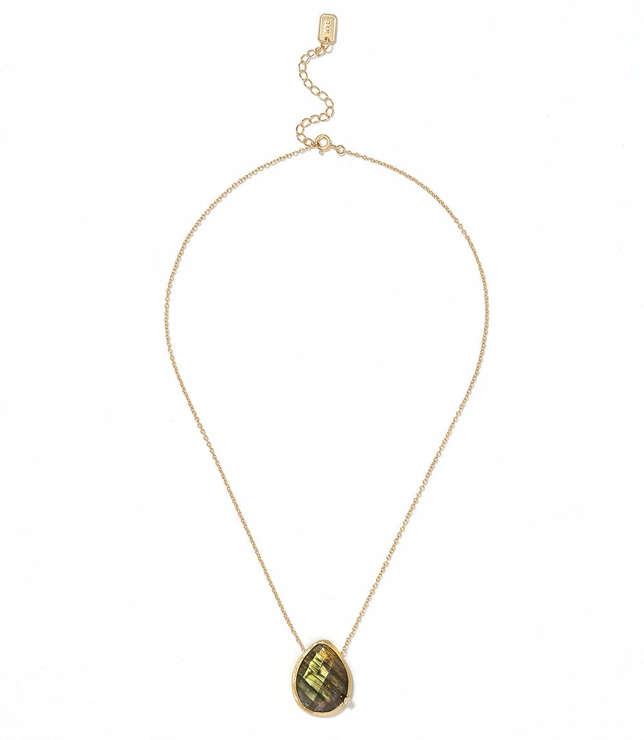 Karen Kane Gemstone Teardrop Necklace New Arrivals
