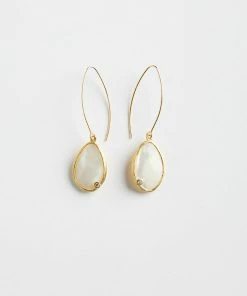Karen Kane Mother Of Pearl Teardrop Earrings Accessories