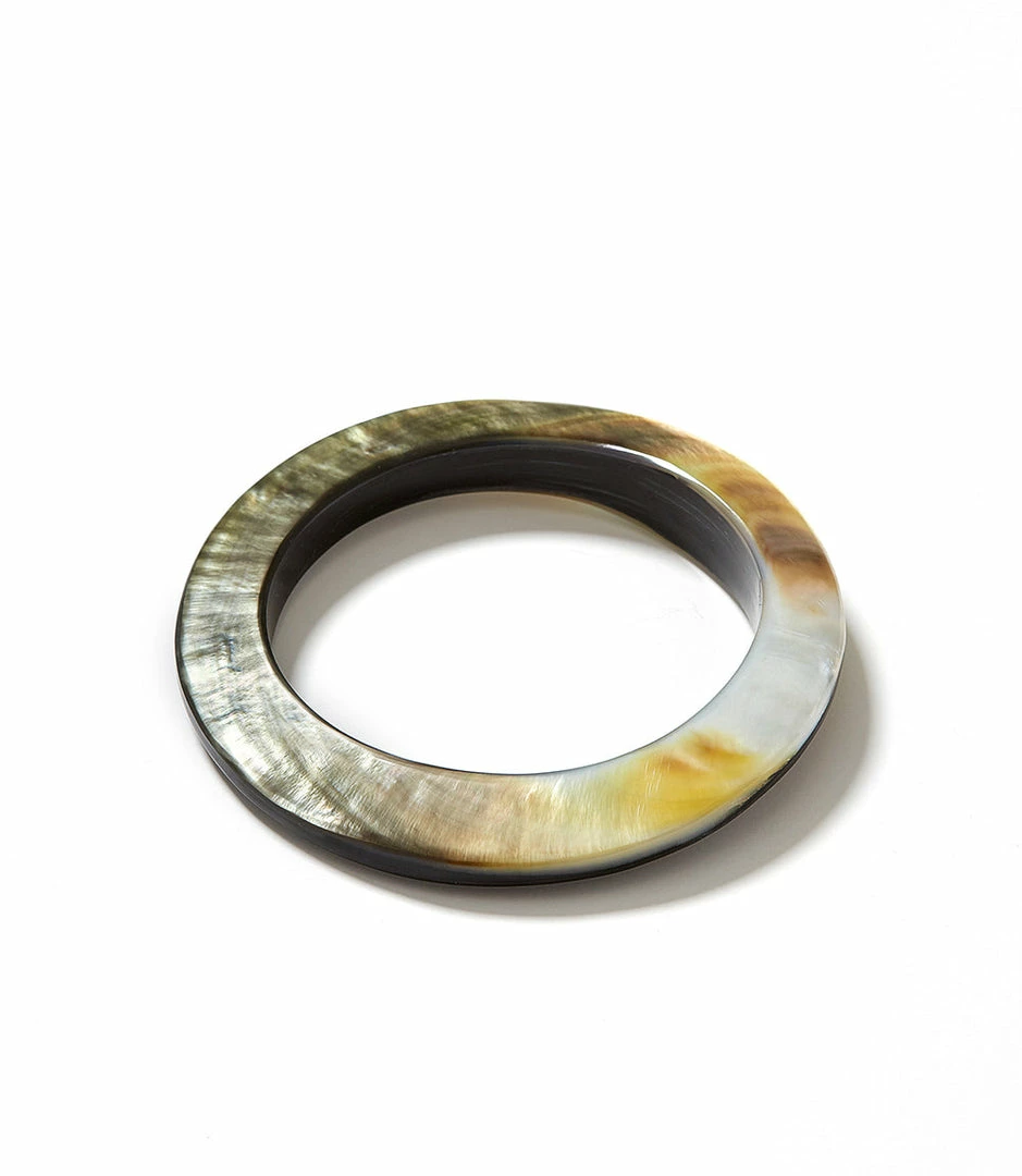 Karen Kane Mother Of Pearl Bangle Bracelet