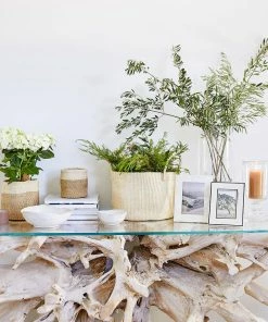 Karen Kane Home Handwoven Sisal Basket