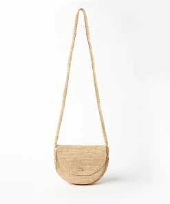 Karen Kane Raffia Crossbody Bag