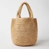 Karen Kane Raffia Tote Bag