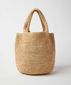 Karen Kane Raffia Tote Bag