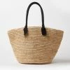 Karen Kane Accessories Raffia Straw Tote Bag