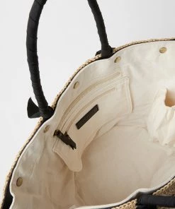 Karen Kane Accessories Raffia Straw Tote Bag