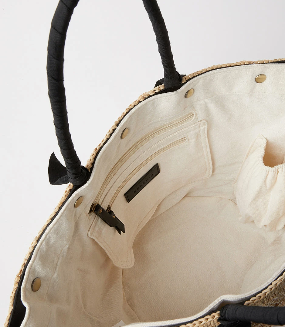 Karen Kane Accessories Raffia Straw Tote Bag