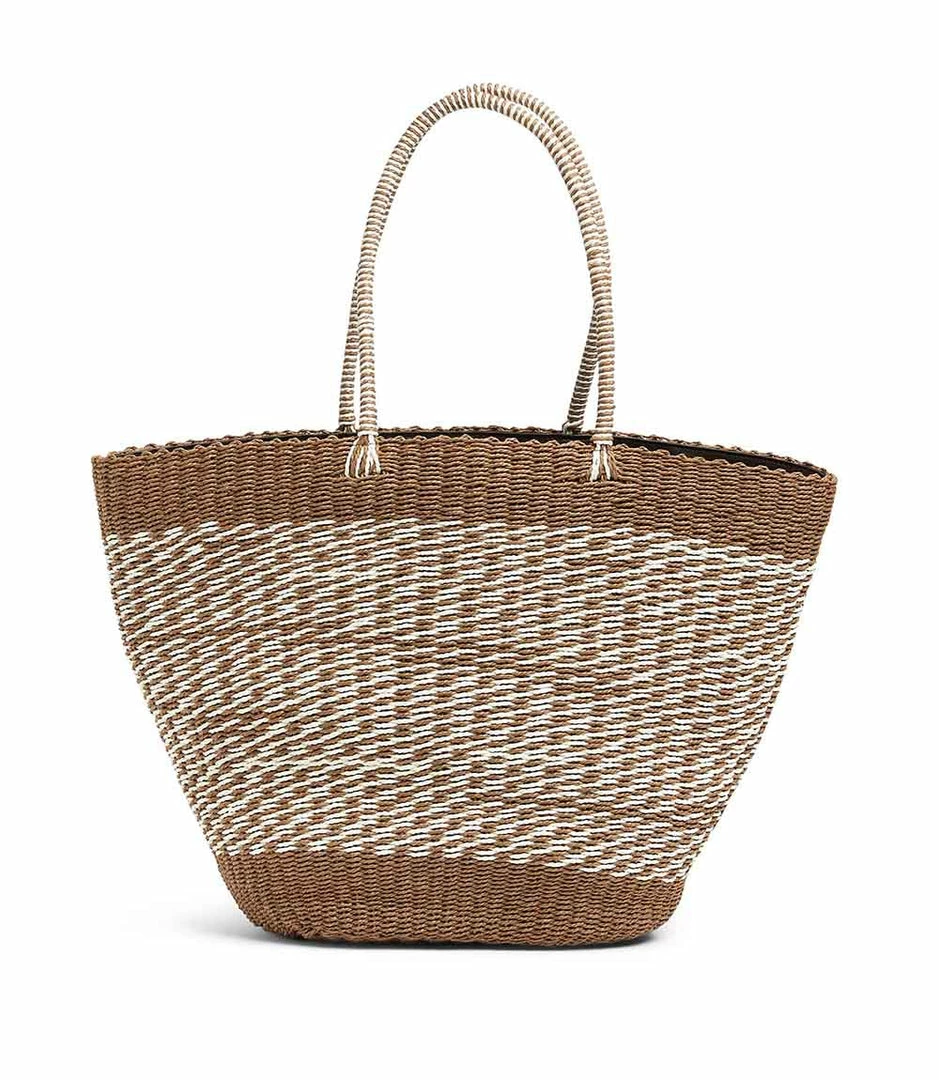 Karen Kane Straw Beach Tote