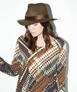 Karen Kane Felt Fedora Accessories