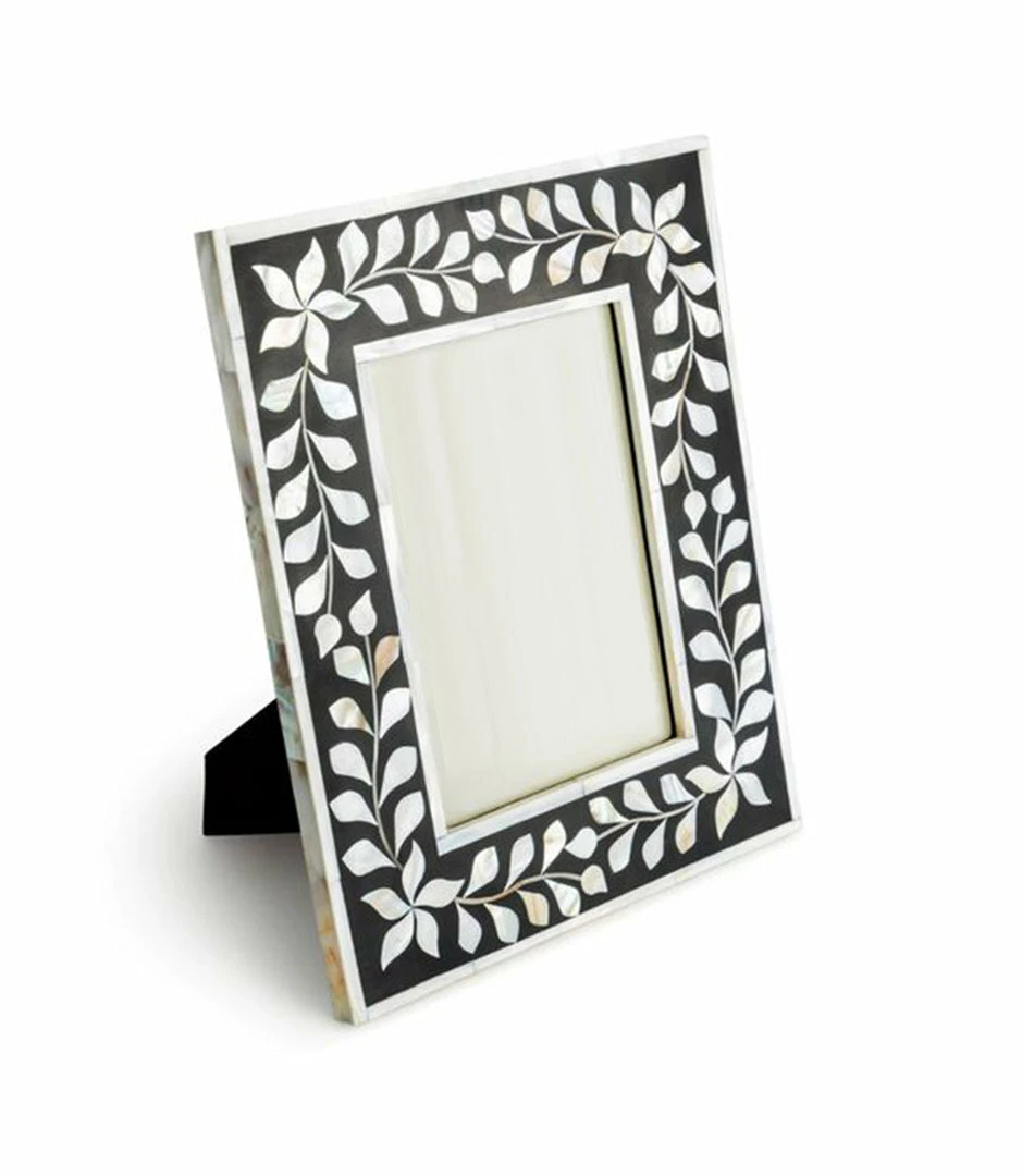 Karen Kane Home Floral Inlay Picture Frame