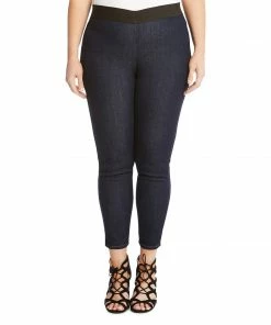 Karen Kane Bottoms Plus Size Dark Rinse Jegging