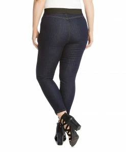 Karen Kane Bottoms Plus Size Dark Rinse Jegging
