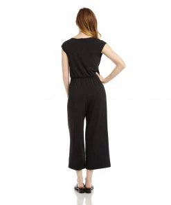 Karen Kane Best Sellers Cap Sleeve Tie-Front Jumpsuit