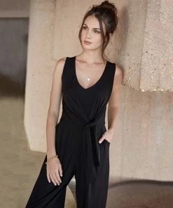Karen Kane Best Sellers Tie-Front Jumpsuit