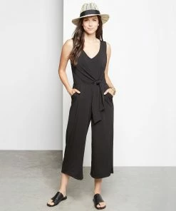 Karen Kane Best Sellers Tie-Front Jumpsuit
