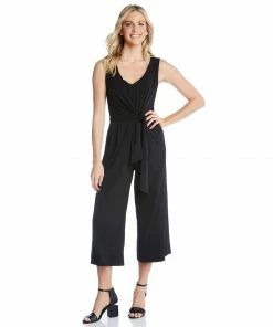 Karen Kane Best Sellers Tie-Front Jumpsuit