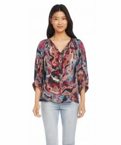 Karen Kane Petite Size Blouson Sleeve Top Petites