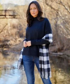 Karen Kane Accessories Buffalo Plaid Scarf