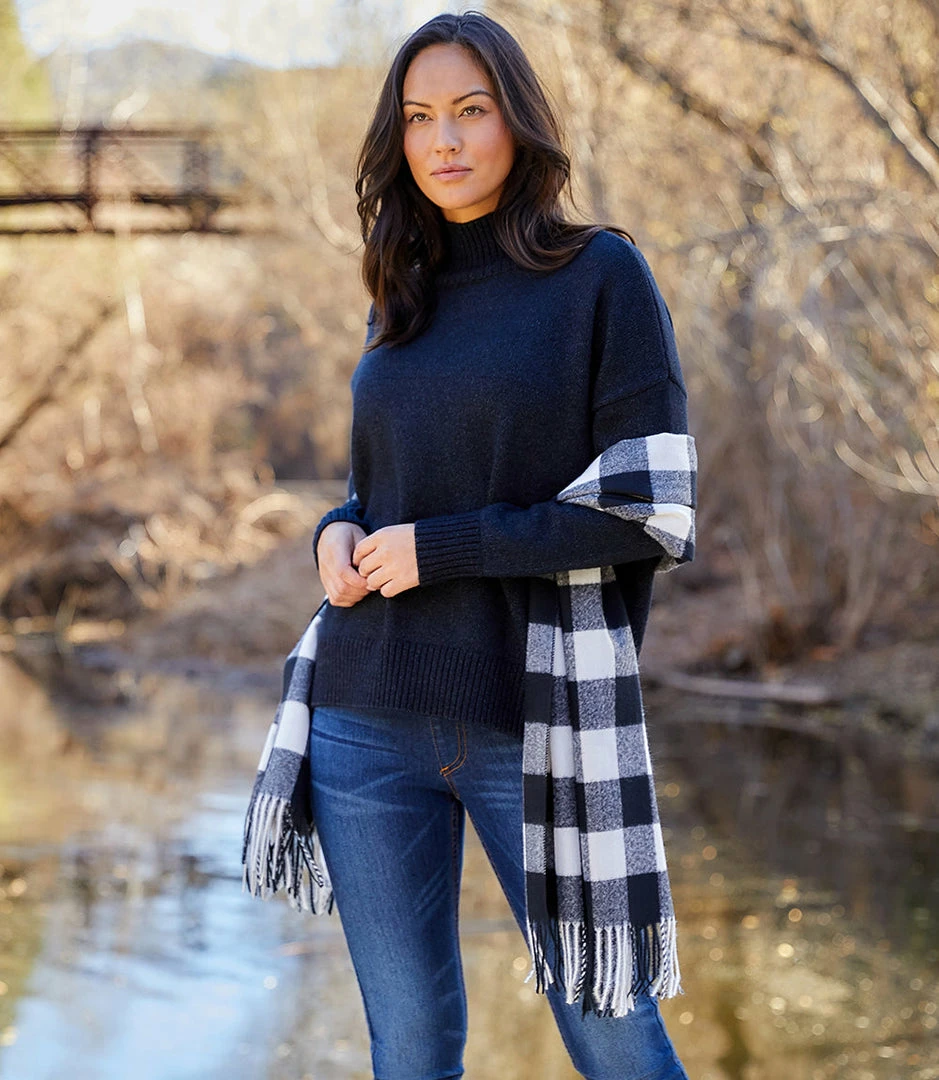 Karen Kane Accessories Buffalo Plaid Scarf