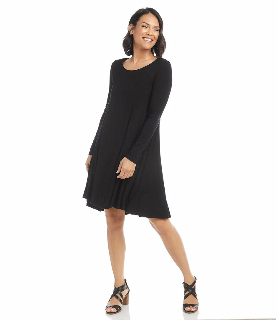 Karen Kane Dresses Long Sleeve Maggie Trapeze Dress