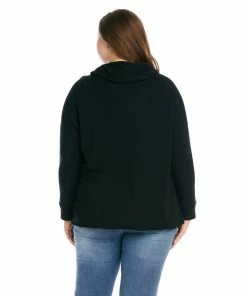 Karen Kane Plus Size Crossover Hoodie
