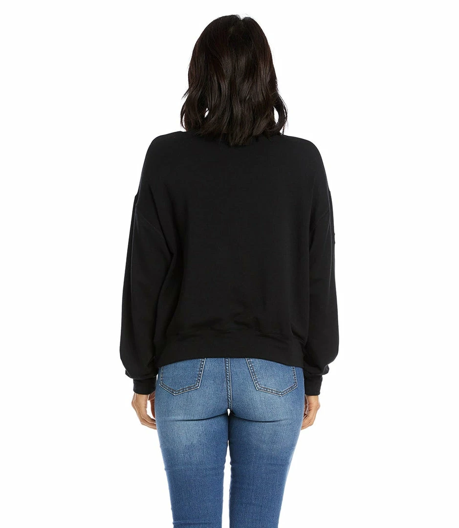 Karen Kane Petite Size Embellished Star Top