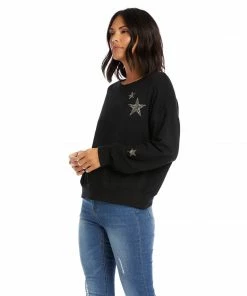 Karen Kane Petite Size Embellished Star Top