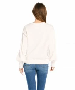 Karen Kane Clothing Puff Sleeve Sweatshirt