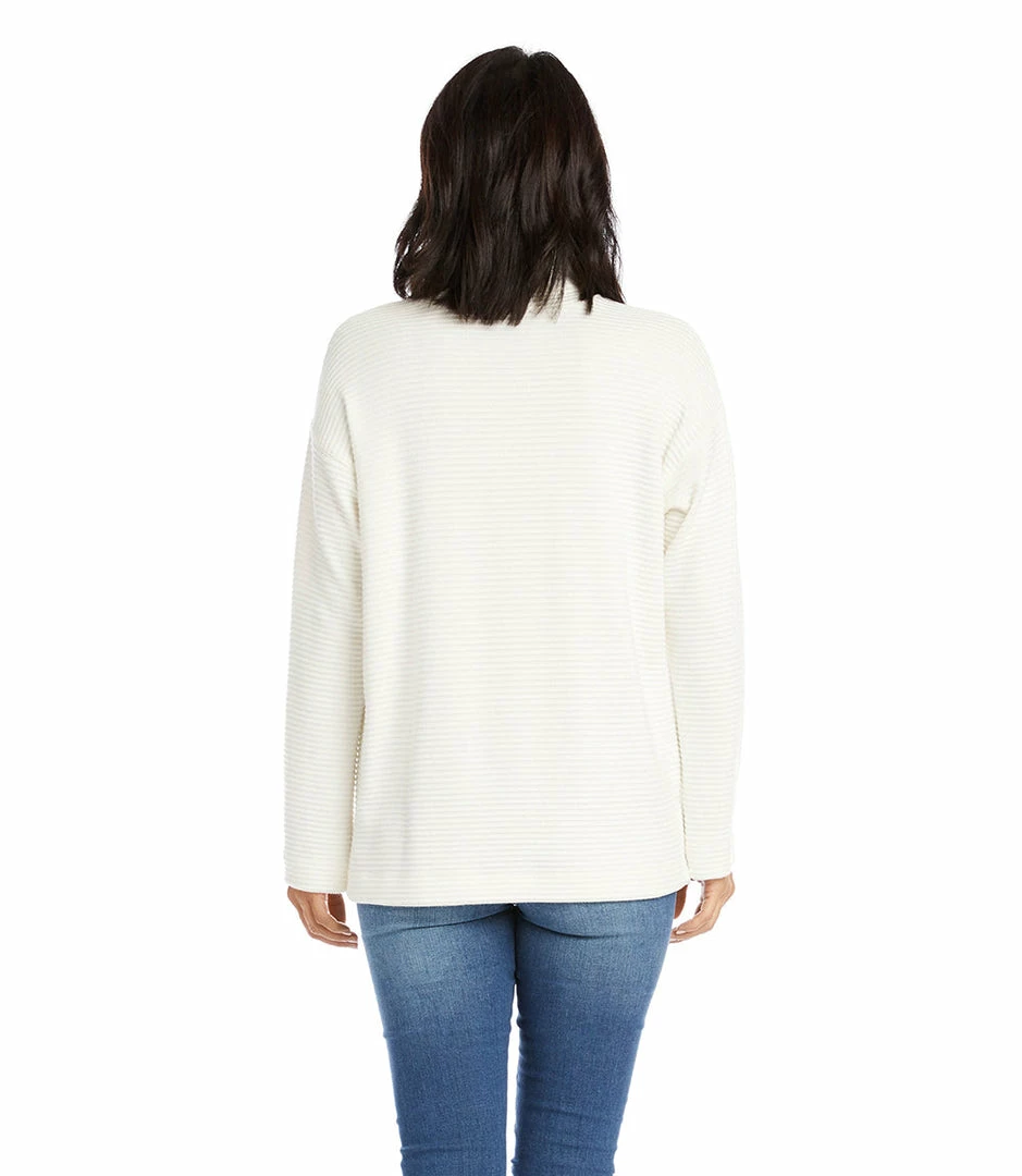 Karen Kane Clothing Petite Size Turtleneck Hi-Lo Sweater