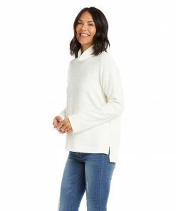 Karen Kane Clothing Petite Size Turtleneck Hi-Lo Sweater