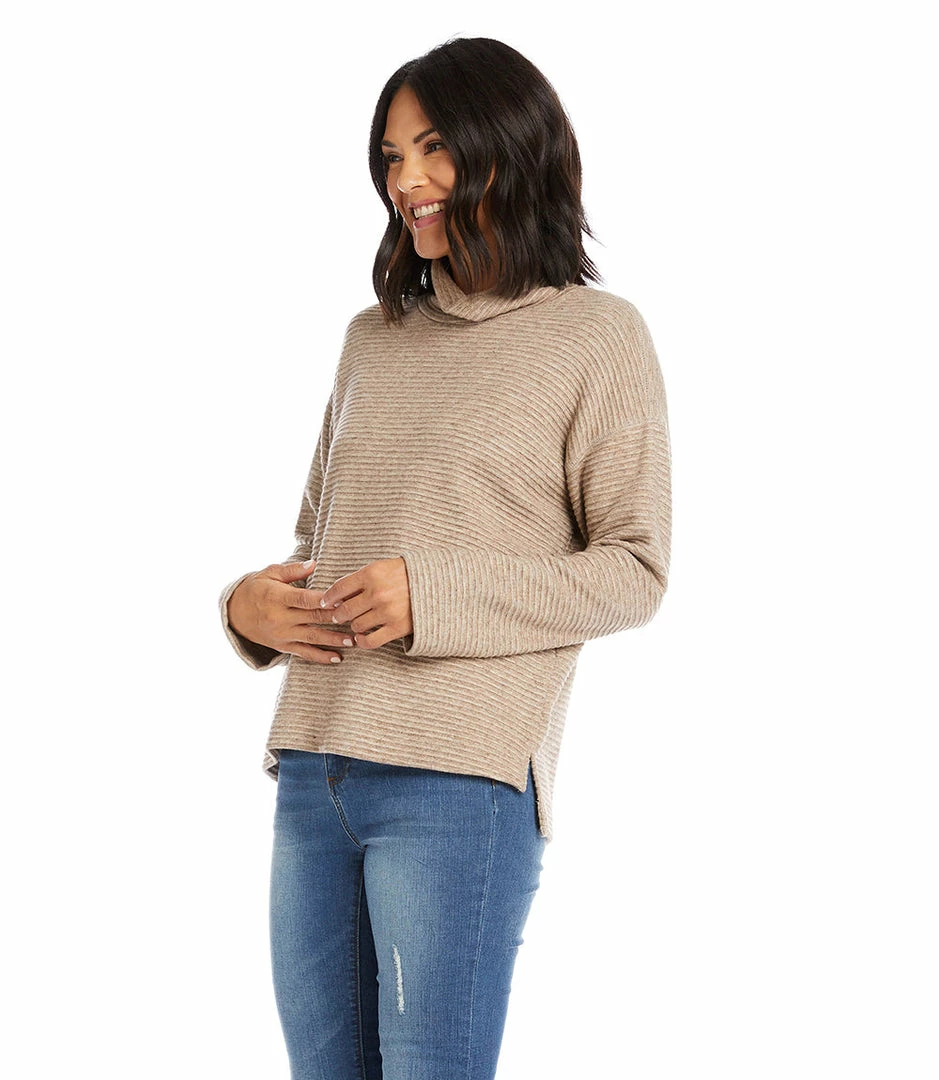 Karen Kane Clothing Turtleneck Hi-Lo Sweater