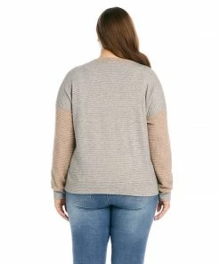 Karen Kane Plus Size Colorblock Sweater