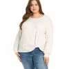 Karen Kane Plus Size Side Pick-Up Top