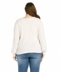 Karen Kane Plus Size Side Pick-Up Top