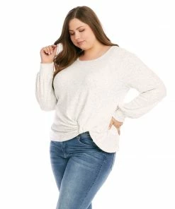 Karen Kane Plus Size Side Pick-Up Top