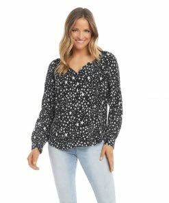 Karen Kane Peasant Top