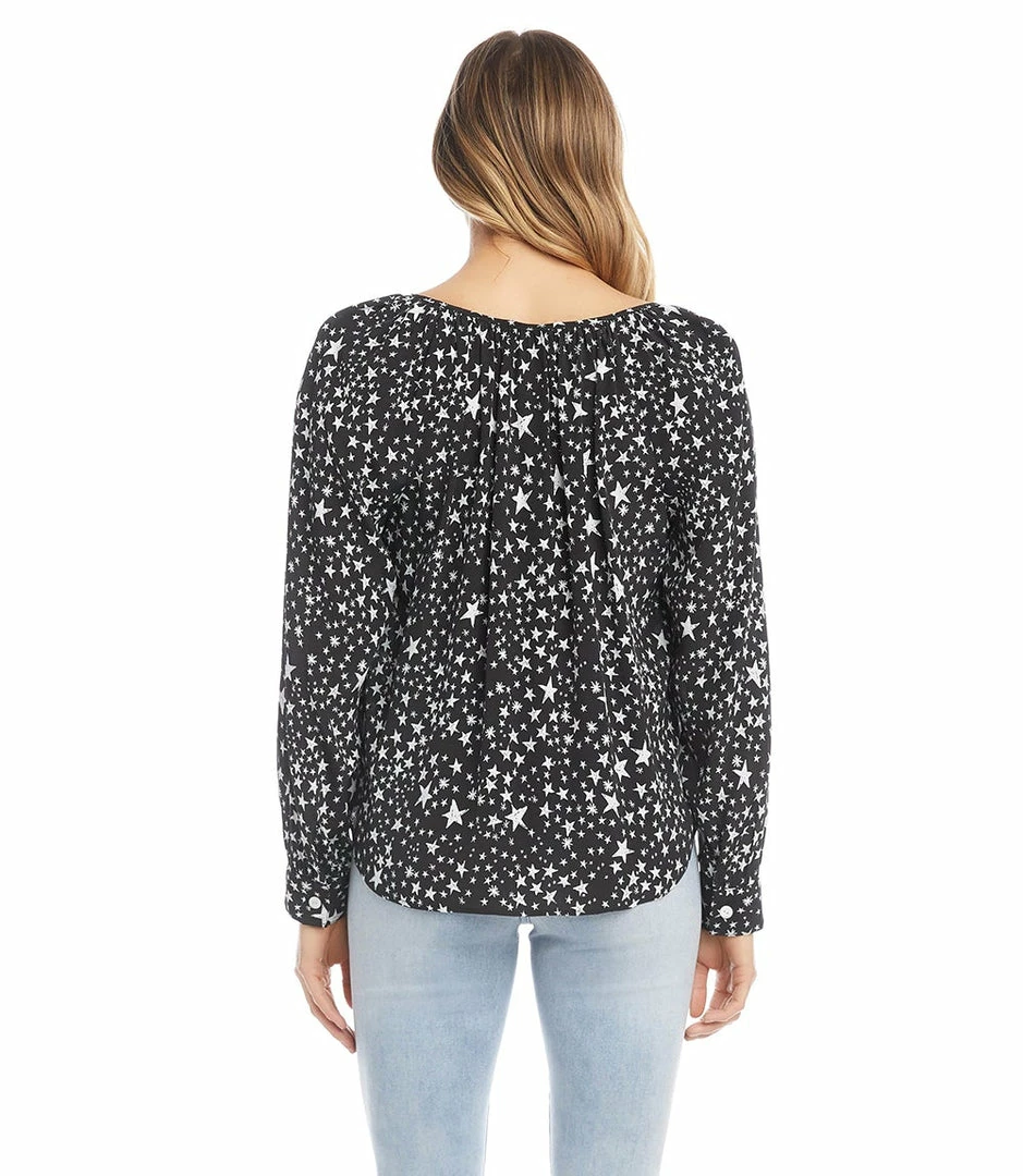 Karen Kane Peasant Top